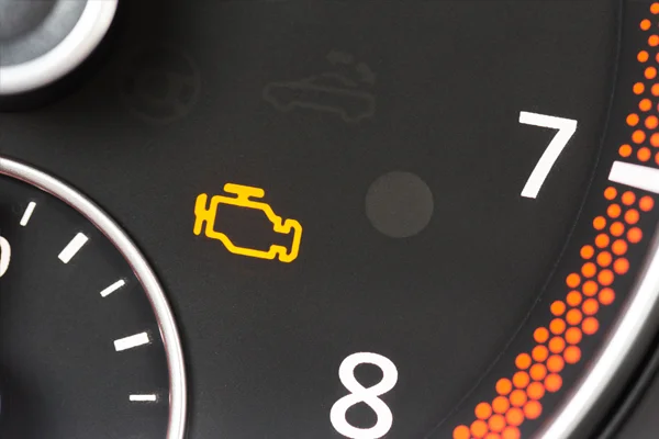 Orange check engine light 